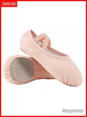 Highly Stretch Ballet Slippers Split Sole Dance Flats Yoga Gymnastics